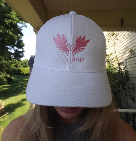 Valkyrie Vote! Trucker Hat- White